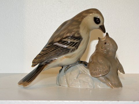 Bing & Grøndahl fugle figur
Gråspurv med fugleunge