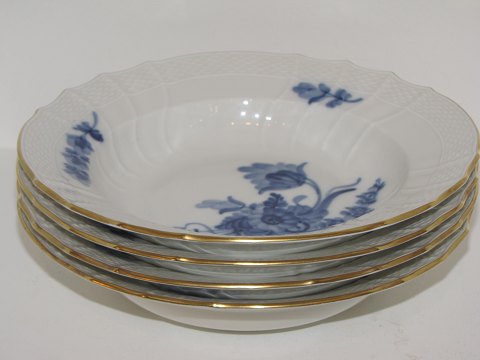 Blue Flower Curved with gold edge
Soup plate 22 cm. #1616