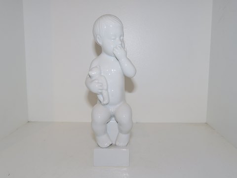 Bing & Grondahl blanc de chine figurine
Boy with teddy bear - Adam