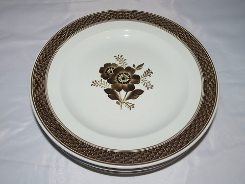 Brown Tranquebar
Large dinner plate 25 cm. #948