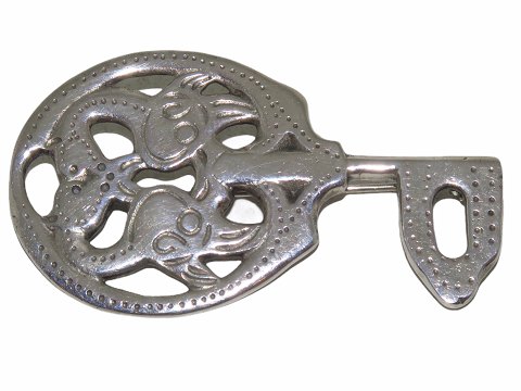 David Andersen sølv
Stor broche med vikingemotiv