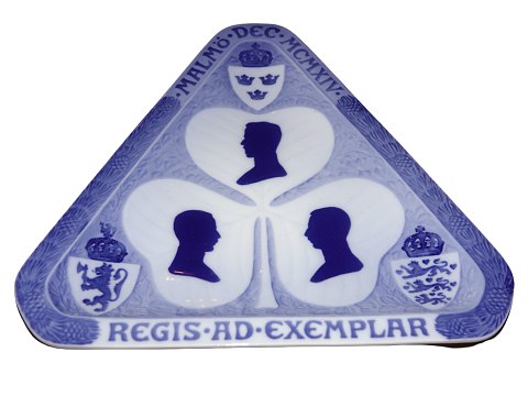 Royal Copenhagen commemorative plate from 1914
Three Kings of Scandinavia
