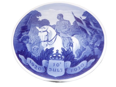 Royal Copenhagen commemorative plate from 1930
10th anniversary of the reunion of Northern Slesvig with Denmark