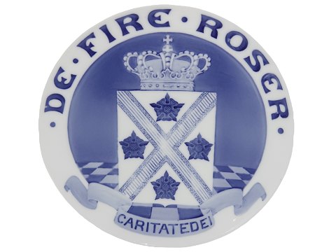 Royal Copenhagen Commemorative plate from 1909
Freemason Lodge De Fire Roser Aarhus