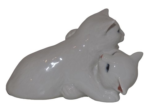 Royal Copenhagen figur
To hvide katte