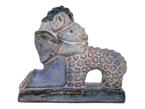 Hjorth Art Pottery figurine
Girl and lamb