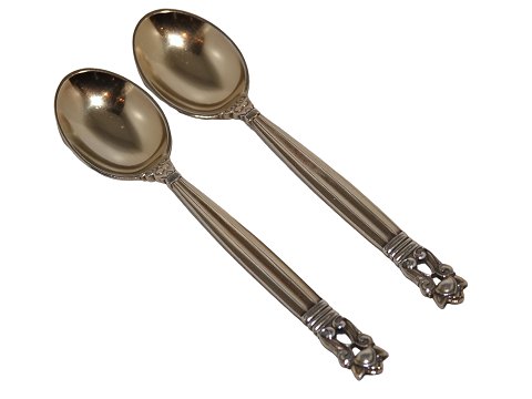 Georg Jensen Acorn
Small gilded demitasse spoon