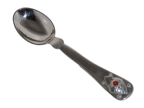 Georg Jensen  
Jubilee spoon with carneol stone