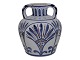 Hjorth art pottery
Vase with blue decoration