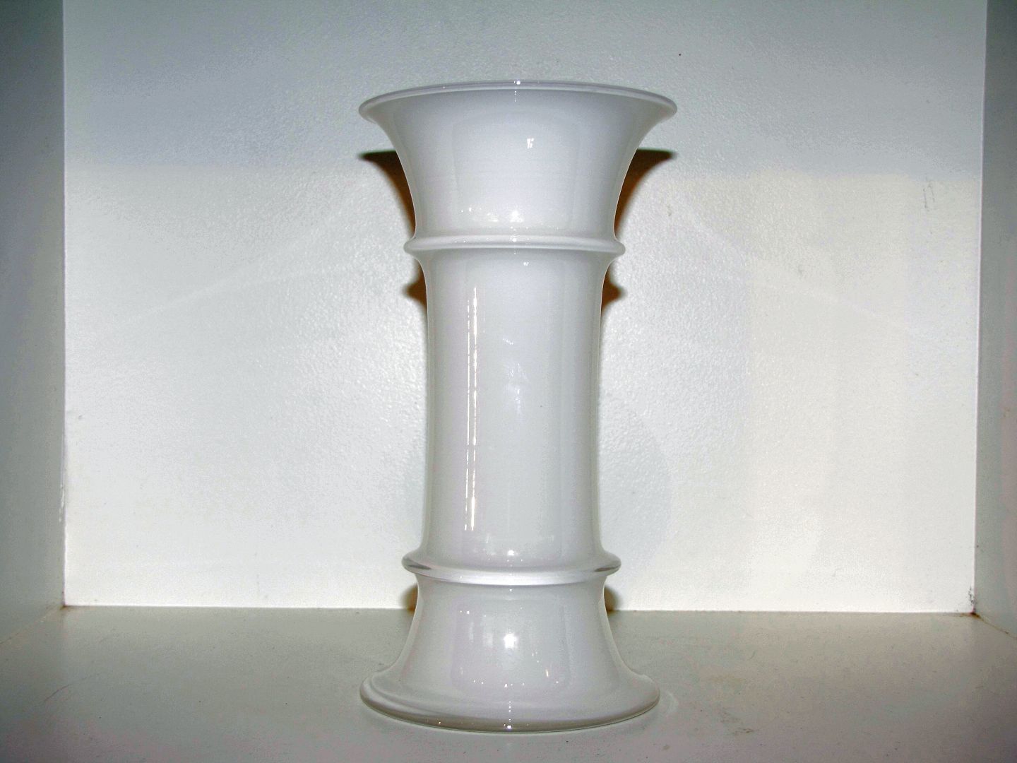 Holmegaard vase hvid