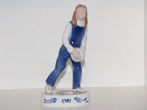 Bing & Grøndahl figur
Årsfigur fra 1982 - Pige med bold