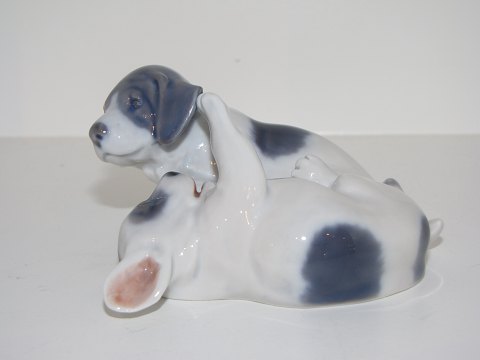 Royal Copenhagen figurine
Pointer puppies playing