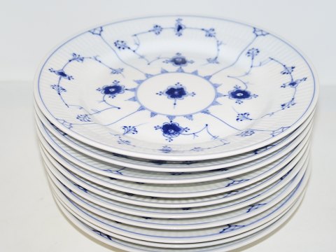 Blåmalet Riflet
Frokosttallerken 21,0 cm.