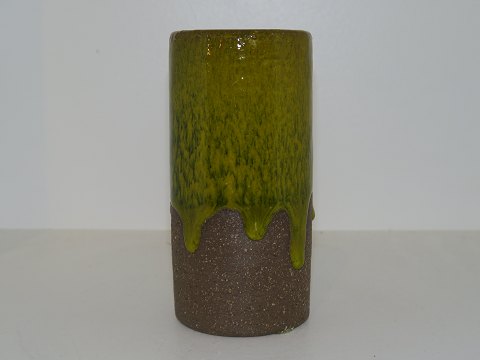 Nymolle Art Pottery
Vase with yellow running glaze by Gunnar Nylund 
