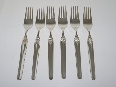 Elisabeth silver from Norway
Luncheon fork 17.5 cm.