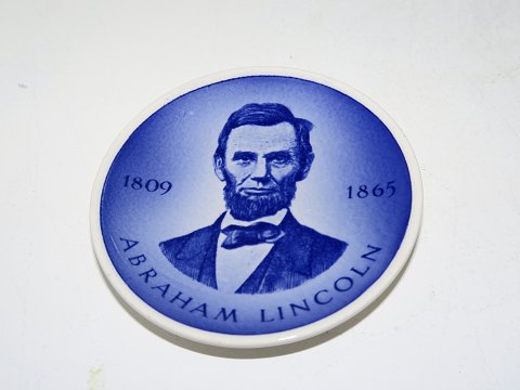 Aluminia miniature platteAbraham Lincoln 1809-1865