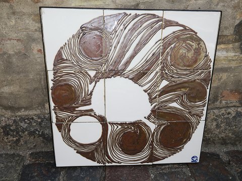 Royal Copenhagen  Baca
Stort unika kvadrartisk relief fra 1970