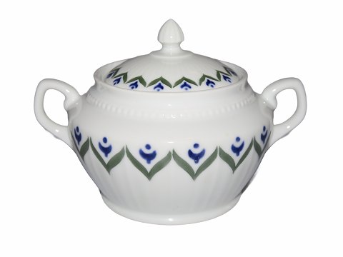 Bing & Grondahl
Sugar bowl with green and blue decoration from 1853-1895