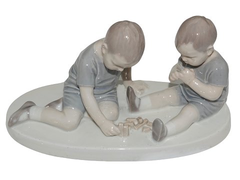 Rare Bing & Grondahl figurine
Two boys playing with bricks