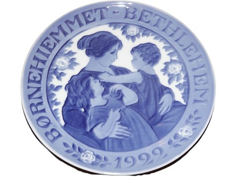 Royal Copenhagen Mindeplatte fra 1922
Børnehjemmet Betlehem