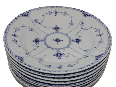 Musselmalet HalvblondeStor middagstallerken 25 cm. #571