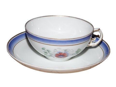 Blue Edge and Flowers
Tea cup