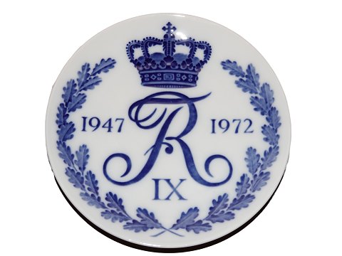 Royal Copenhagen commemorative plate from 1972
King Frederik IX 1947-1972