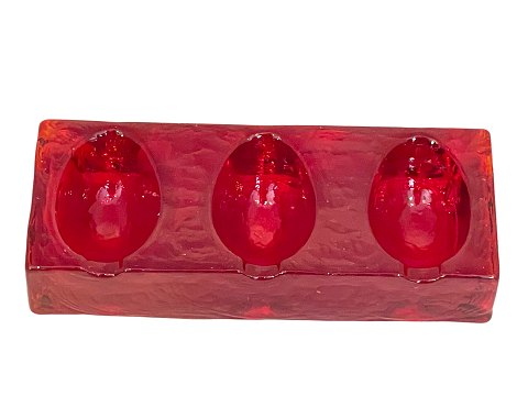 Holmegaard Pipeline
Red holder for three pipes