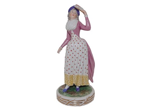 Rare Royal Copenhagen overglaze figurine
Lady with fan and hat