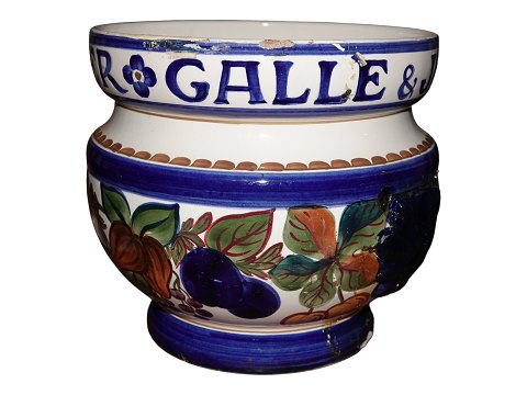 Aluminia 
Large Galle Jessen Cocoa jar