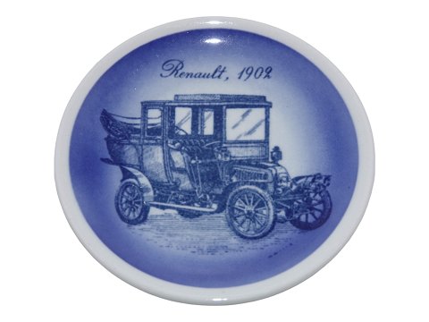 Royal Copenhagen miniature plate Renault 1902