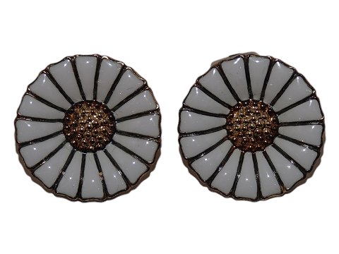 Georg Jensen sølv 
Daisy Marguerit øreclips