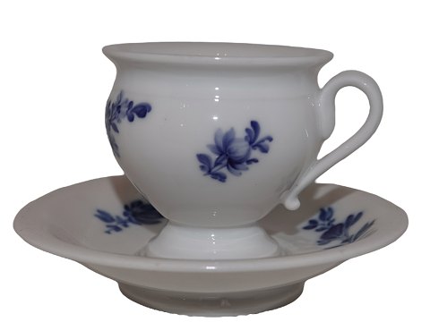 Blå Blomst FlettetSjælden kaffekop - fransk model