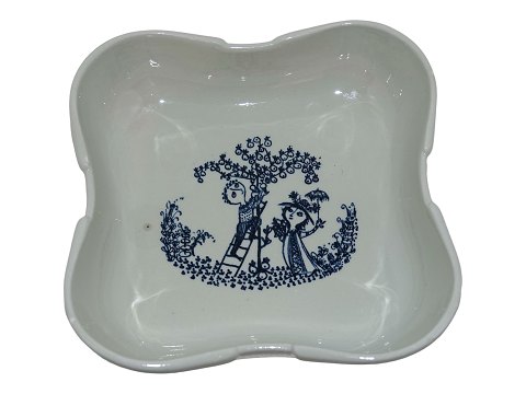 Bjorn Wiinblad 
Square bowl with blue decoration