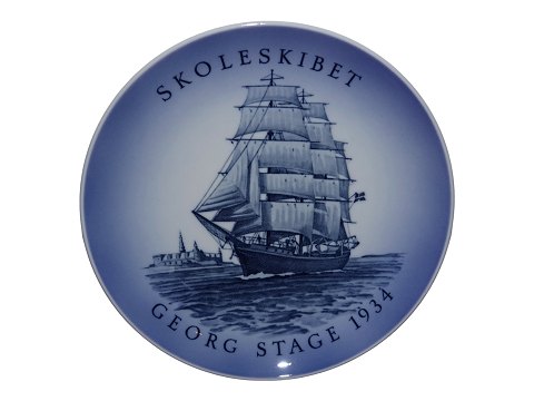 Royal Copenhagen
Marine plate Skoleskibet Georg Stage