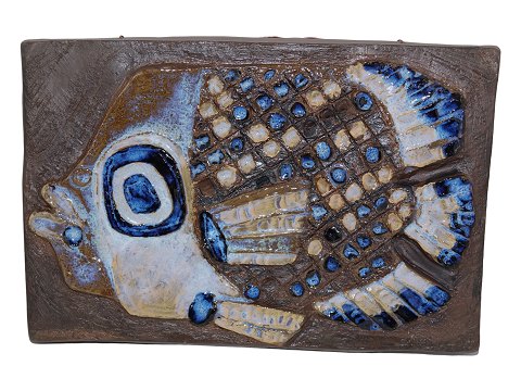 Royal Copenhagen art pottery 
Unique Relief - Fish