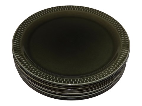 Stavangerflint 
Dark green side plate 17.5 cm.