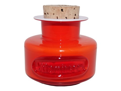 Holmegaard 
Red Palet spice jar  Vitamins