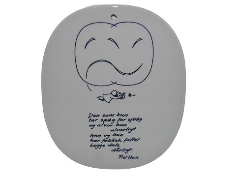 Royal Copenhagen
Piet Hein plate with poem (gruk)