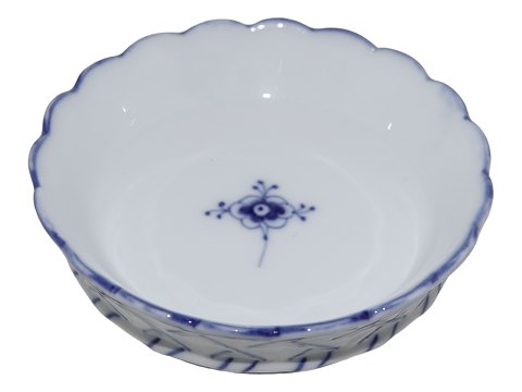 Blue Fluted PlainTray for a wine bottle
