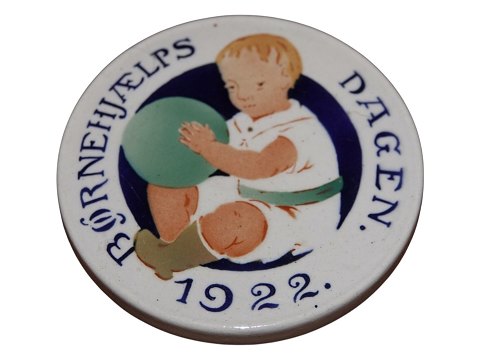 Aluminia Børnehjælpsdags platte 
1922