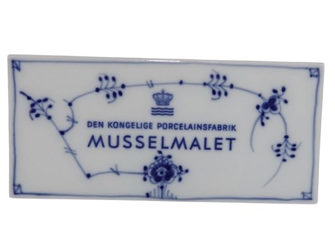 Musselmalet
Forhandlerskilt