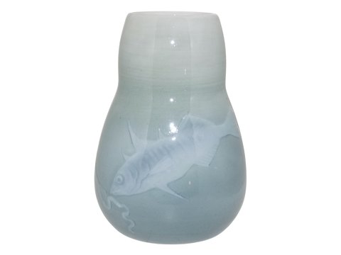Rörstrand
Art Nouveau vase med fisk og fiskesnøre af Algot Eriksson