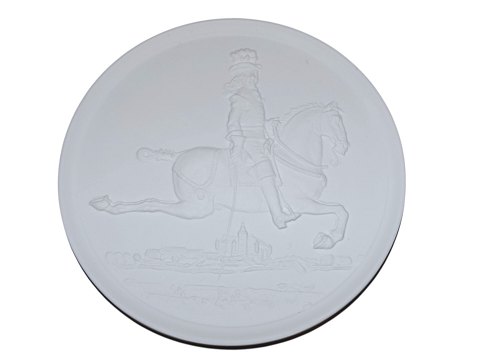 Royal Copenhagen Thorvaldsen platte
Adelig person til hest
