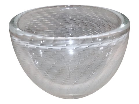 Nuutäjarvi Nottsjö Finland art glass
Bowl with bobbles by Kaj Franck