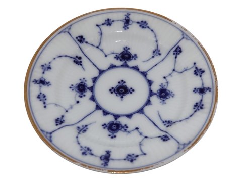 Musselmalet Riflet med guldkant
Lille brødtallerken  14 cm.fra før 1894
