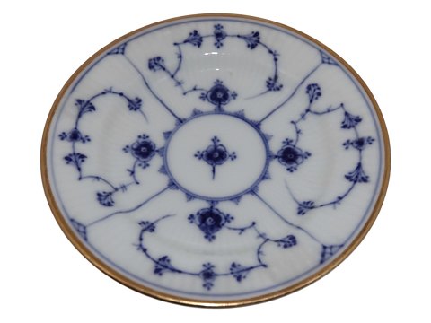 Musselmalet Riflet med guldkant
Lille brødtallerken  14 cm.fra før 1894