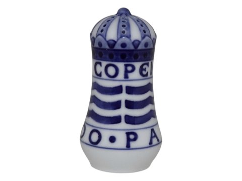 Blue Fluted 
Rare salt shaker World Exhibition Paris 1900