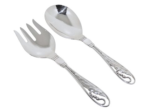Georg Jensen
Ornamental stort salatsæt 26 cm.