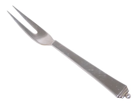 Georg Jensen Pyramid sterling silver
Small cold meat serving fork 11.4 cm.
